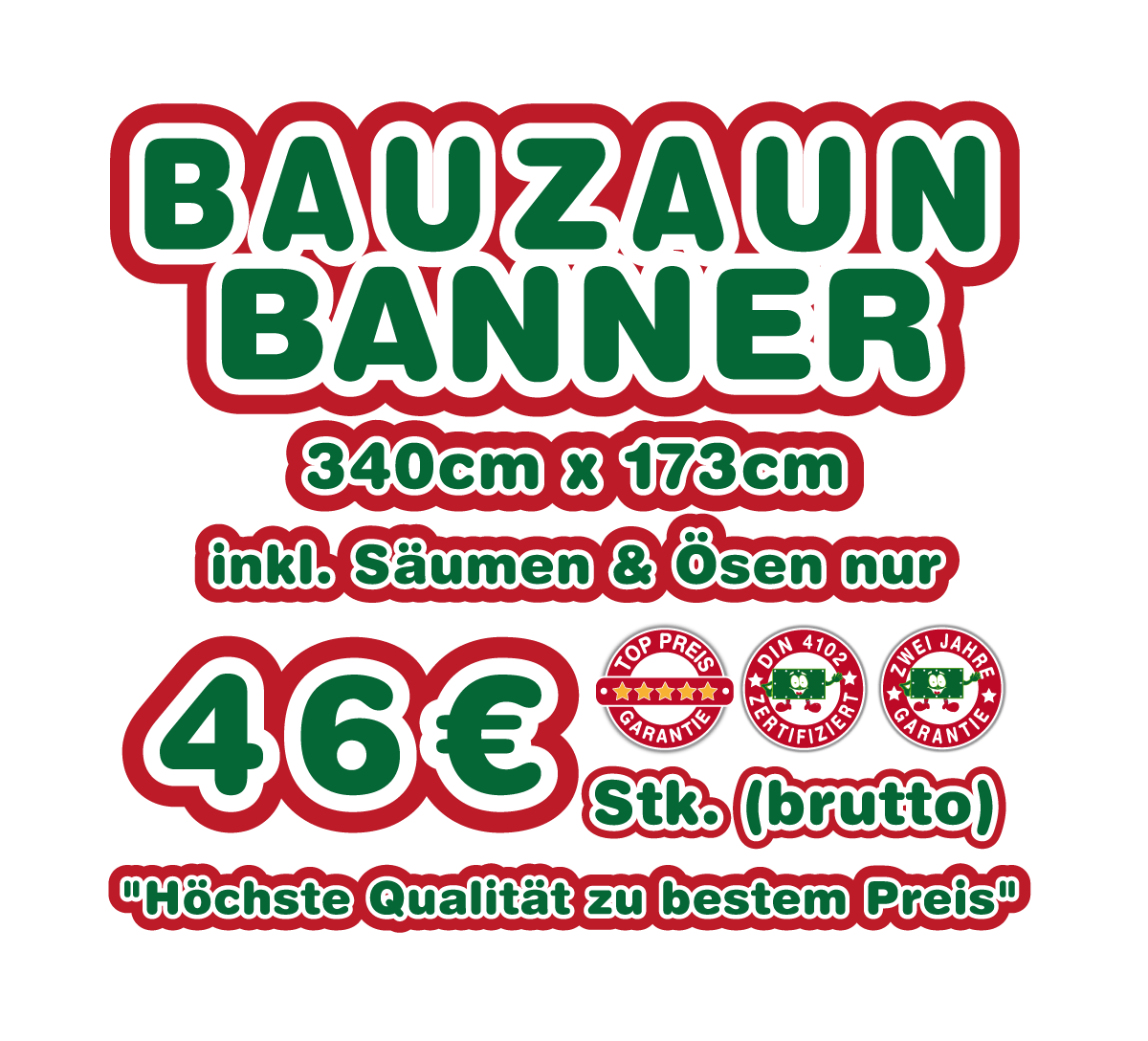 Bauzaunbanner
