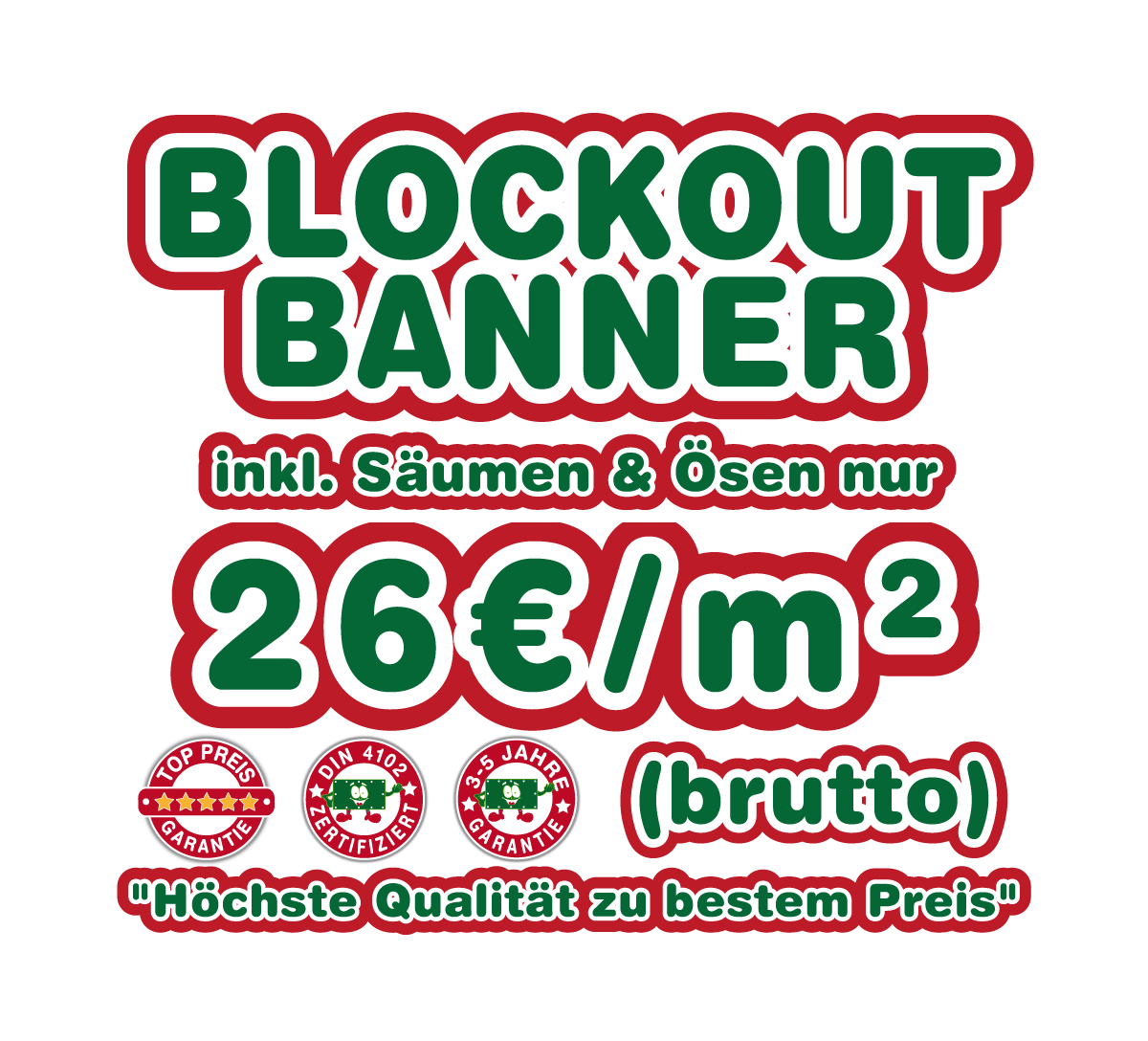 Blockout Banner