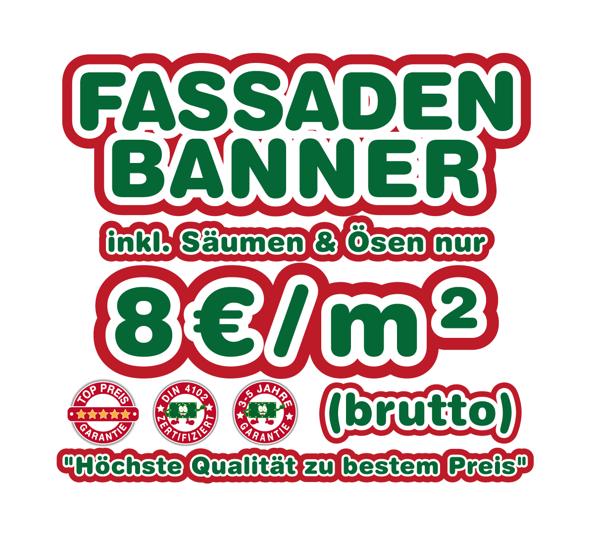Fassadenbanner