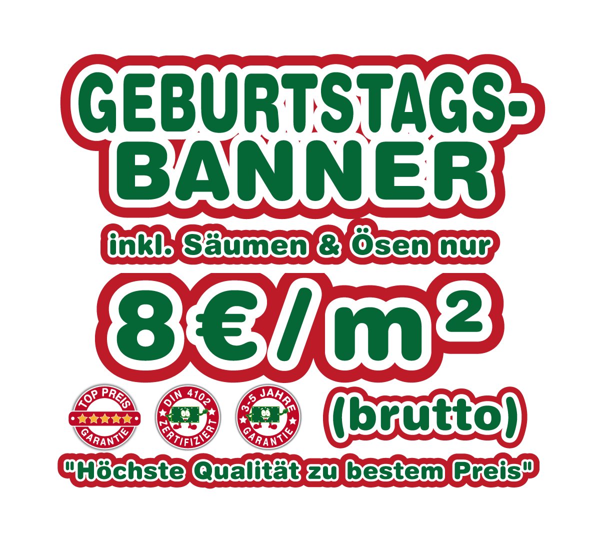 Geburtstagsbanner