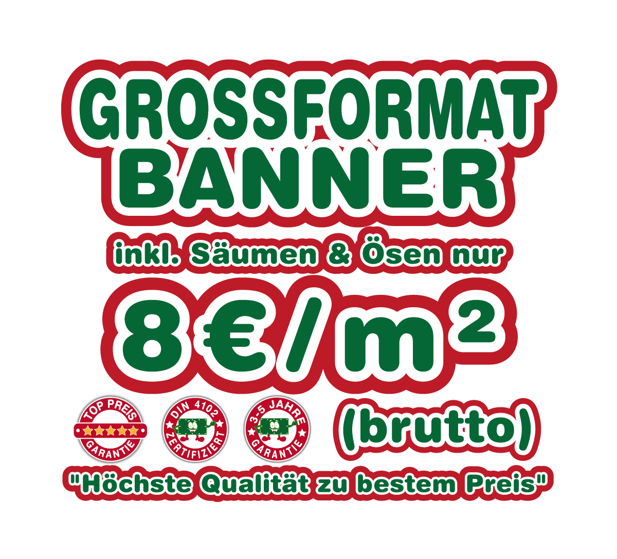 Grossformatbanner