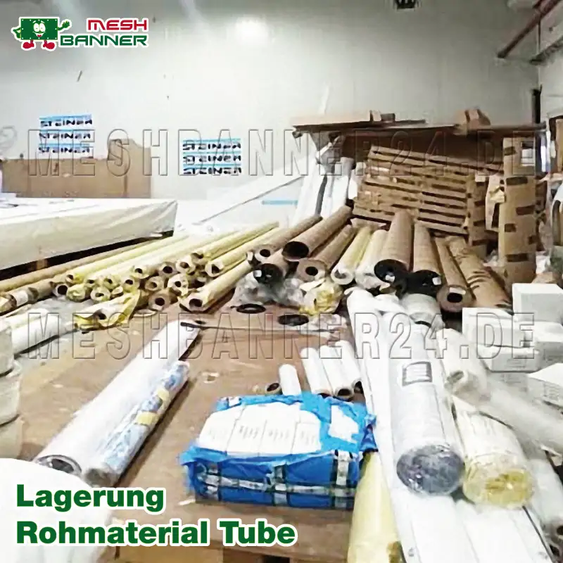 lagerung rohmaterial-tube