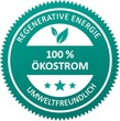 100% Ökostrom 100% Ökostrom
